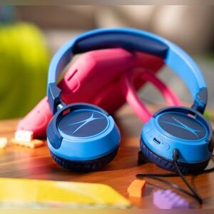 Altec Lansing 2-in-1 Kid Safe Headphones *BLUE*